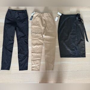 Aritzia NEW - leather pants & skirt - dress pants